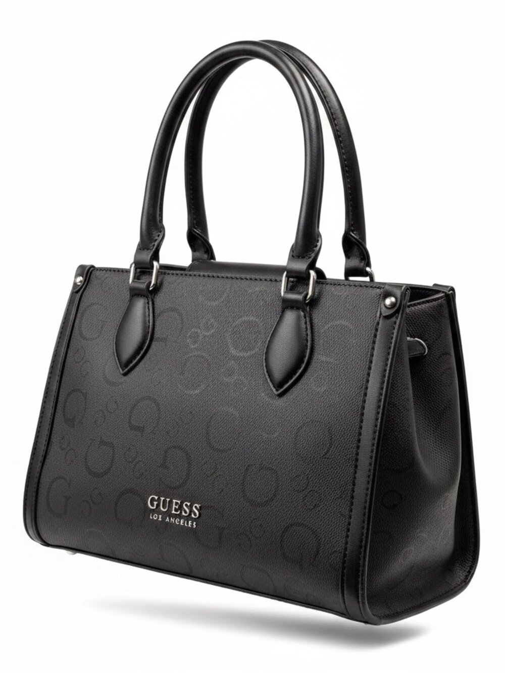 NWT GUESS Oak Park Small Carryall/Satchel Bag (Style RR823822) Coal Multi Color